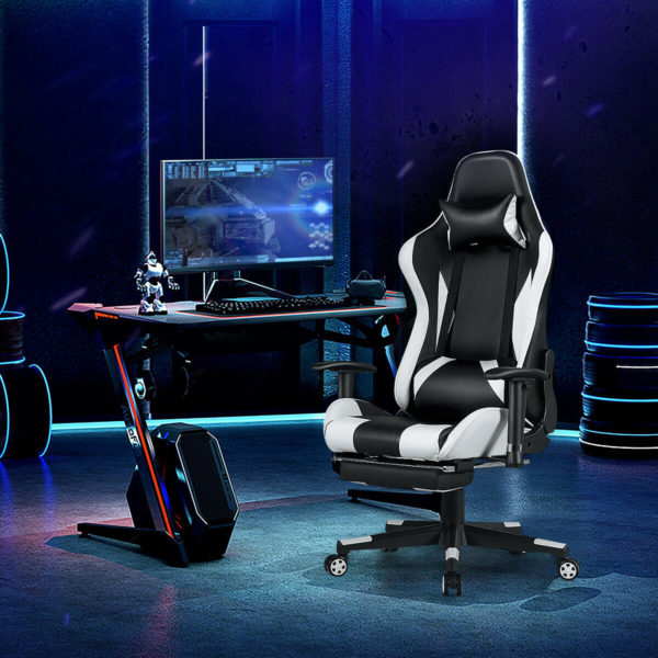 Massage Gaming Chair Recliner Gamer Racing Chair